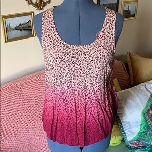 Charming Charlie ombré floral tank